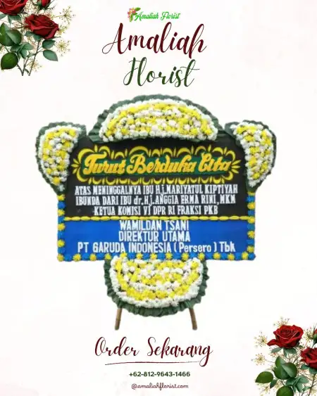 Papan Bunga Duka Seloromo